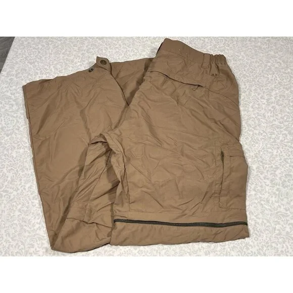 REI Co-Op Pants Sahara Convertible Hiking Pants Womens 6P Brown Upf50 Shorts - Picture 1 of 14
